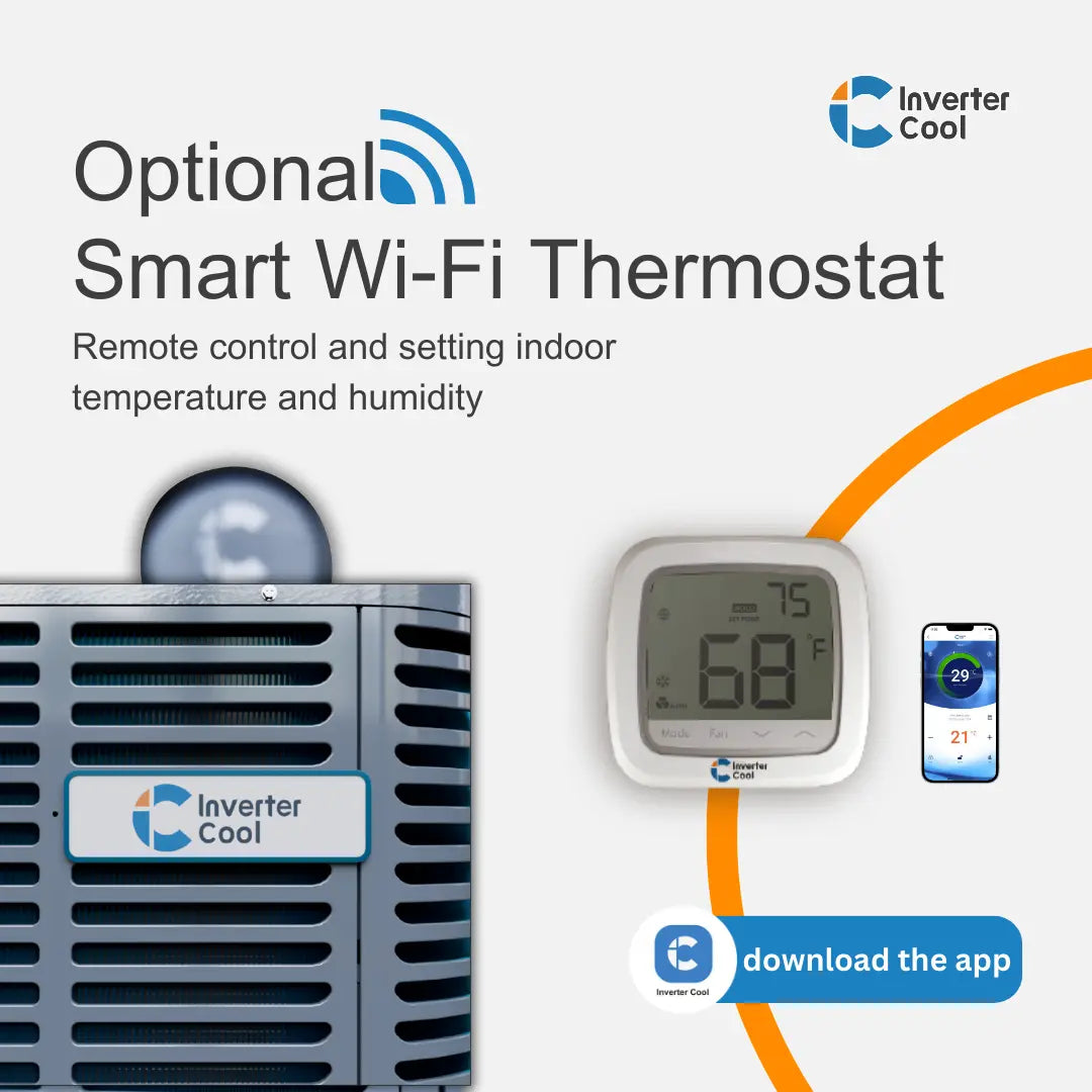 5ton inverter heat pump system, inverter heat pump, hvac system, hvac contractors, FL contractors, hvac upgrade, heating and cooling, home improvement, invertercool, wifi thermostat