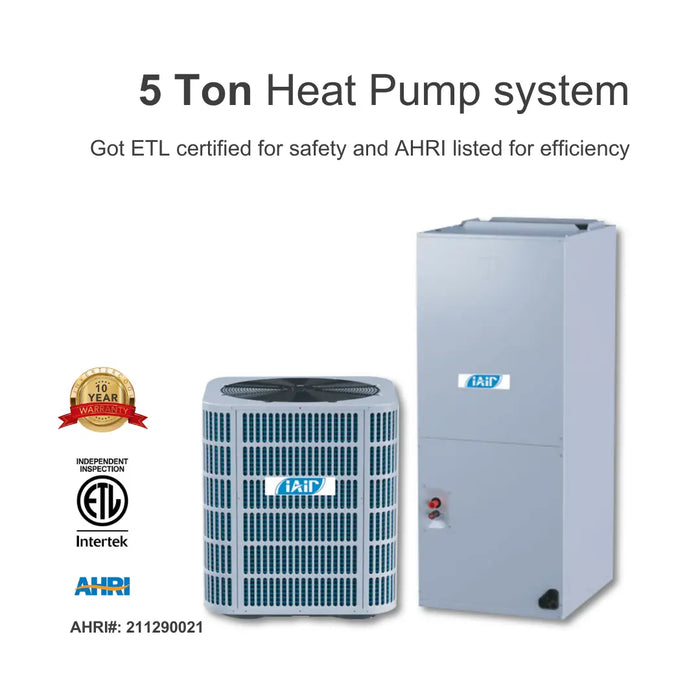 iAiR Single Speed Heat Pump System, ficed speed heat pump system, invertercool, heat pump system, hvac, hvac contractor, FL Contracttors, 5 ton heat pump system, 